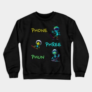 Phone Phree Phun TShirt Crewneck Sweatshirt